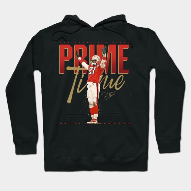 Deion Sanders Primetime Hoodie by Juantamad